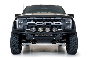 Ford F-150 Raptor Front Bumper - Addictive Desert Designs - ADD Pro Bolt-On - Hammer Black - `21-`22 Ford F-150 Raptor Front Bumper - Addictive Desert Designs - ADD Pro Bolt-On - Hammer Black - `21-`22